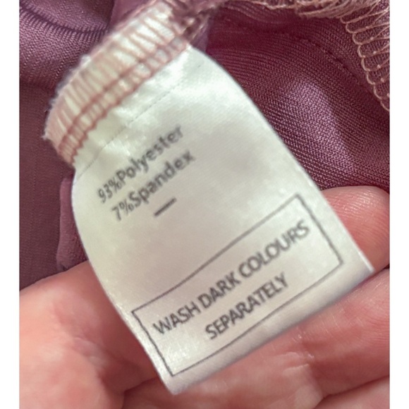 Ofeefan Dusty Pink Purple Ribbed Shirt Size Small Colorblock Casual Leisure - Picture 3 of 5